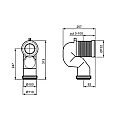 Adapter for vertical drainage Tonic II 170-200mm – Ideal Standard 11.26.263.0137 - siko.bg Adapter for vertical drainage Tonic II 170-200mm – Ideal Standard 11.26.263.0137 – миниатюра 1